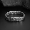 Мужские браслеты серебряного цвета ручной работы для удачи и сокровища, браслет в стиле ретро для женщин, модные украшения