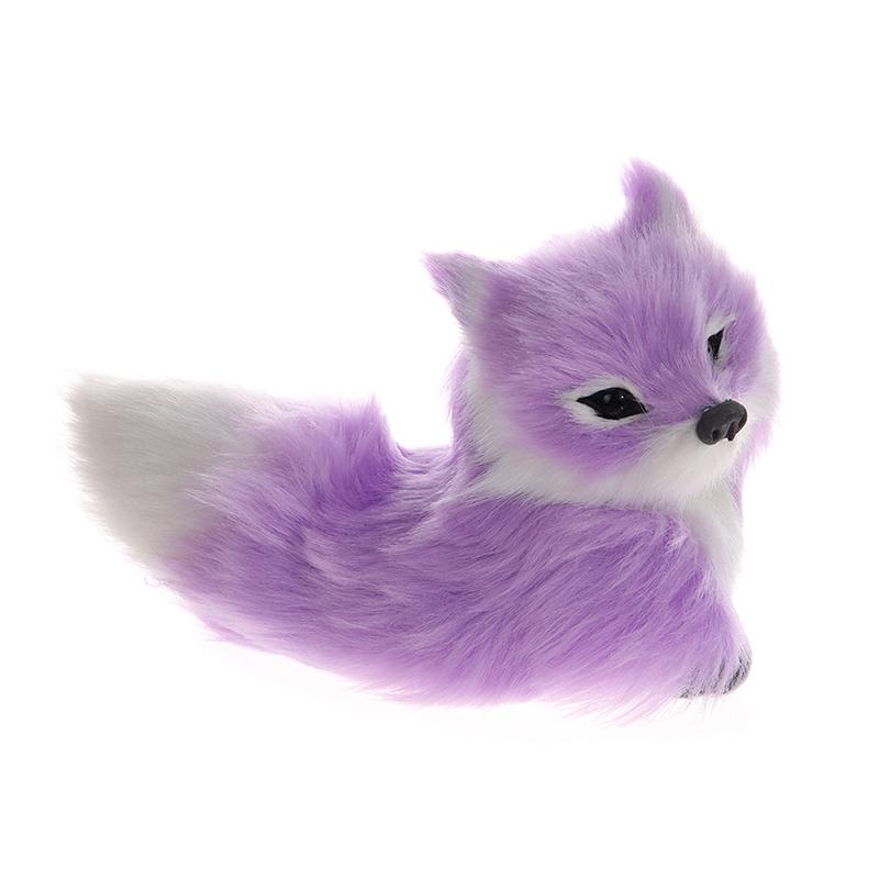 Моделирование животных лисы плюшевые декоративные игрушки куклы для детей подарок на день рождения