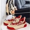 Fashion 2025 Autumn New Men's Low Top Niche Design Casual Thick Soled Shoes Fashion Trend Comfortable Versatile Non Slip Chunky sneakers