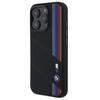 BMW Bmhmp16L23Scuk Iphone 16 Pro 6.3    Black/Czarny Hardcase Silicone Cut Tricolor Lines Magsafe