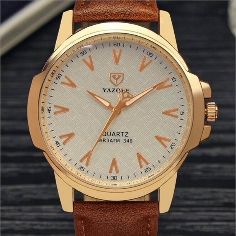 YAZOLE Watches Fashion Luminous Wrist Watch Men Watch Luxury Gold Men's Watch Clock erkek kol saati relojes para hombre relogio