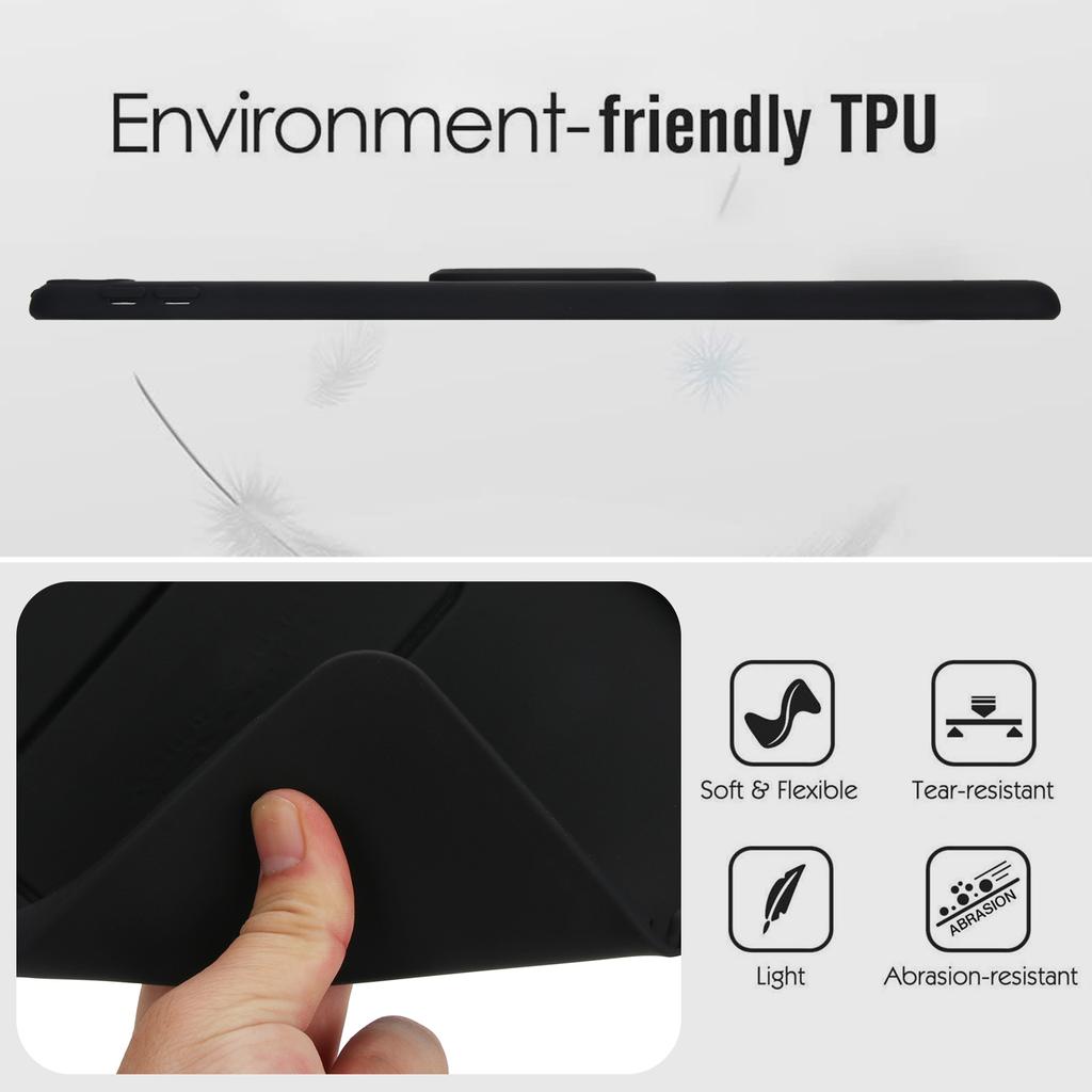 Для iPad Air 10,5 дюйма (2019) Чехол из ТПУ+ПК, приятный на ощупь, с подставкой, чехол для планшета