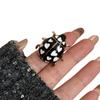 Dripping Oil Ladybird Drip Oil Ring Insect Chunky Enamel Ring Retro Painting Ring  Couple