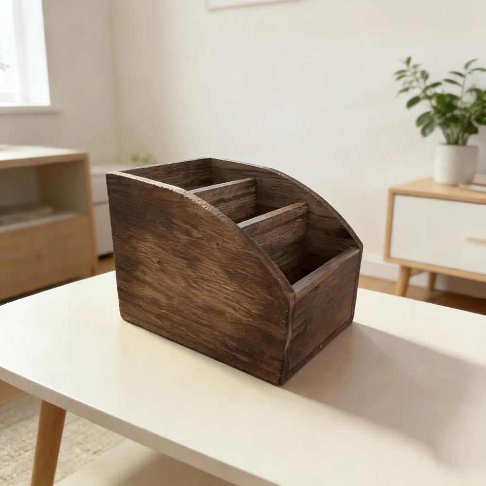 Multifunctional Remote Control Storage Box Multi-Slot Remote Holder Desktop Storage