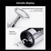 Kitchen Tools Beer Bottle Opener Gadget Wine Accessories Metal Wine Corkscrew Stainless Steel Waiter Bottle Beer Cap Opener