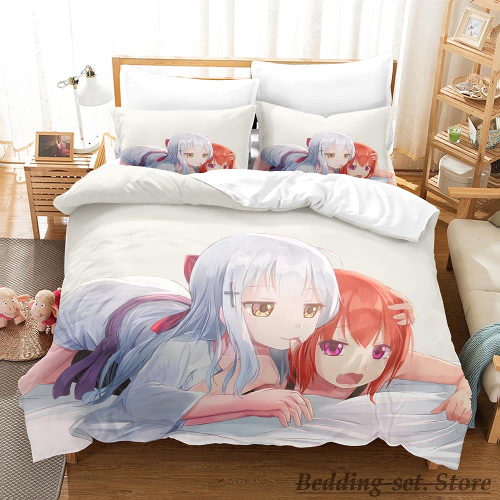 2023 Набор постельного белья Gabriel Dropout Односпальный Полуторный Полный Евро Евро-макси Размер Постельного Комплекта Взрослый Детская Спальня Комплекты Пододеяльников Аниме Постельное Белье
