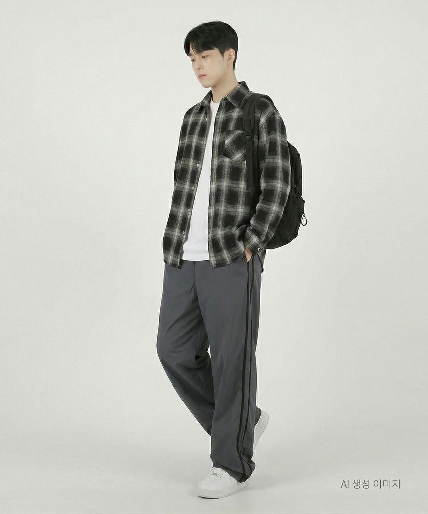 UMM Two-Stripe Wide Training Track Pants 3 Colors