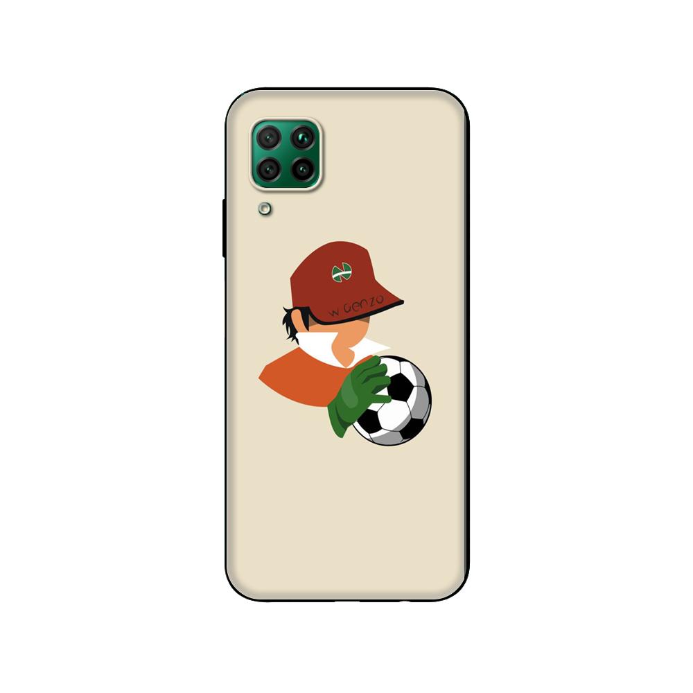 Черный чехол из ТПУ для Huawei P30 Lite P30 Pro P40 чехол для Huawei P40 LITE EP Smart 2020 чехол Captain Tsubasa Ozora Genzo football
