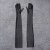 70Cm Sheer Tulle Gloves Ultra Thin Gloves Elbow Long Gloves Po Shooting