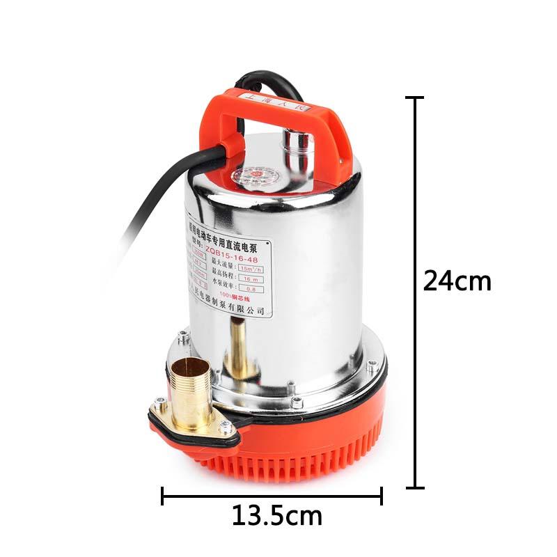 150/220/350W Electric High Lift DC Stainless Steel Power Fish Tank Aquarium Solar Submersible Water Pump DC 12V 24V 48V