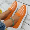2024 Mesh Breathable Women's Flats Stretch Knitted Loafers Shallow Moccasin Flats Shoes Women Sneakers Cozy Slip On Female Shoes