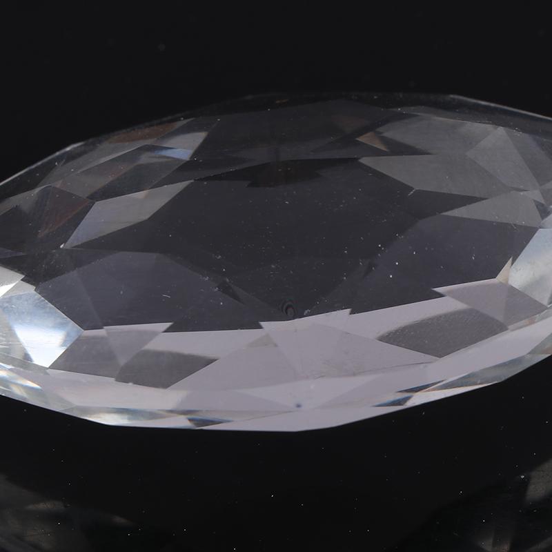 1 шт. прозрачные хрустальные подвески в виде конских глаз, стеклянные преломляющие призмы, ловец солнца, висящие для занавески, свадебной люстры, декора