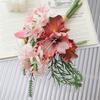 Handmade Simulation Iris Bouquet Realistic Silk Fake Flower  Wedding Party Decor