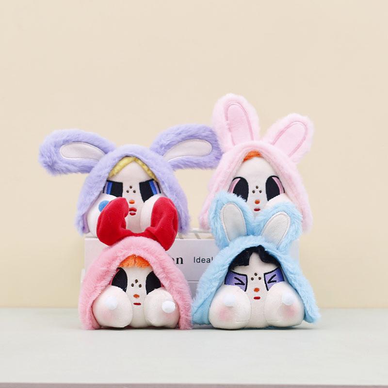 Adorable Cute Plush Keychain Doll With Chubby Cheeks In Multiple Colors 10-15cm