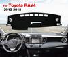 Для Toyota RAV4 2013 2014 2015 2016 2017 2018 Коврик на панель Солнцезащитный коврик Анти-УФ Коврики Автоаксессуары Чехол на приборную панель автомобиля