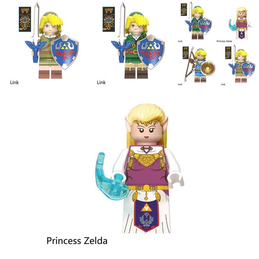 Легенда о Зельде Линк Принцесса Зельда Мини-фигурки Строительные блоки Куклы 100% Абсолютно новые и высокого качества