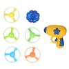 Kids Flying Disc Gyroscope Toy LED Light Interactive Safe Portable Electronic Saucer Disc Toys for