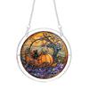 yangyizhi Halloween Acrylic Puzzle Suncatcher Window Hanging,7.87 Inch Sun Catcher Decoration Ornament, Ideal for Gifting and Home Decor