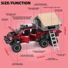 1/24 Ford F150 Raptor Diecast Trucks,  F150 Pickup Truck with Sightseeing Cabin, Pull Back Truck Toys with Light and Sound for Kids Ages 4-8