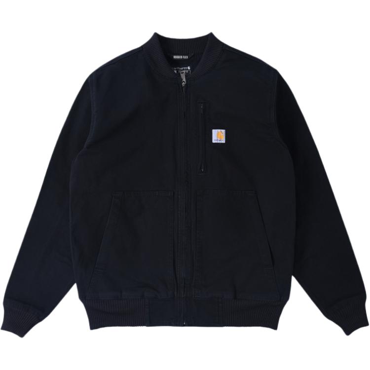 carhartt SS25 106781 Прочная куртка-бомбер Flex® из утиной ткани Расслабленного кроя Куртки и пальто Мужские 106781