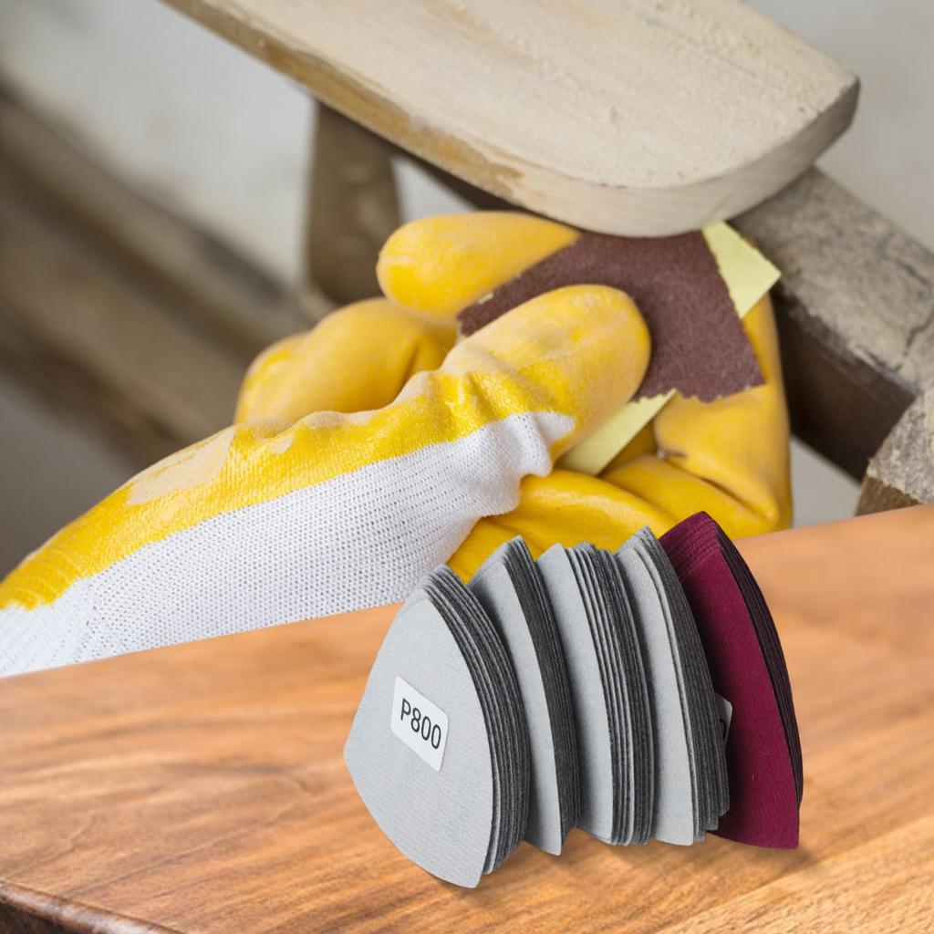 Wet Dry Sanding Sheet Triangle Sandpaper 800-5000 Grit Mixed Grit