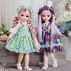 30cm Bjd Dolls Princess Full Set 1/6 Anime Bjd With Clothes 23 Joint Movable Body 3D Eyes Girls Dress Up Birthday Gifts Toys