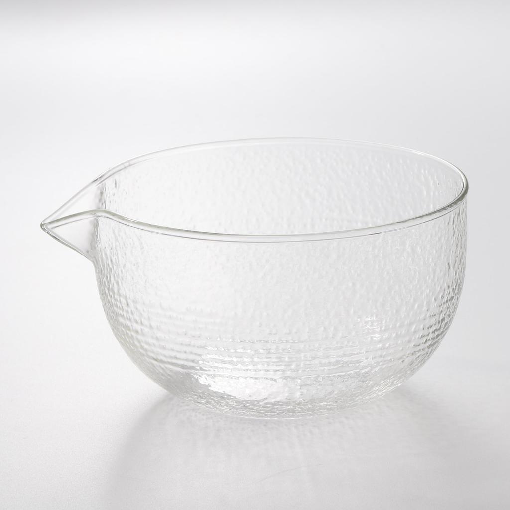 Glass Katakuchi Tea Bowl Matcha Tea Ceremony Tea Transparent Chasen Chasen and Chashaku 650ml Set, Utensils, Bowl, Holder, (100-piece set), (Tea