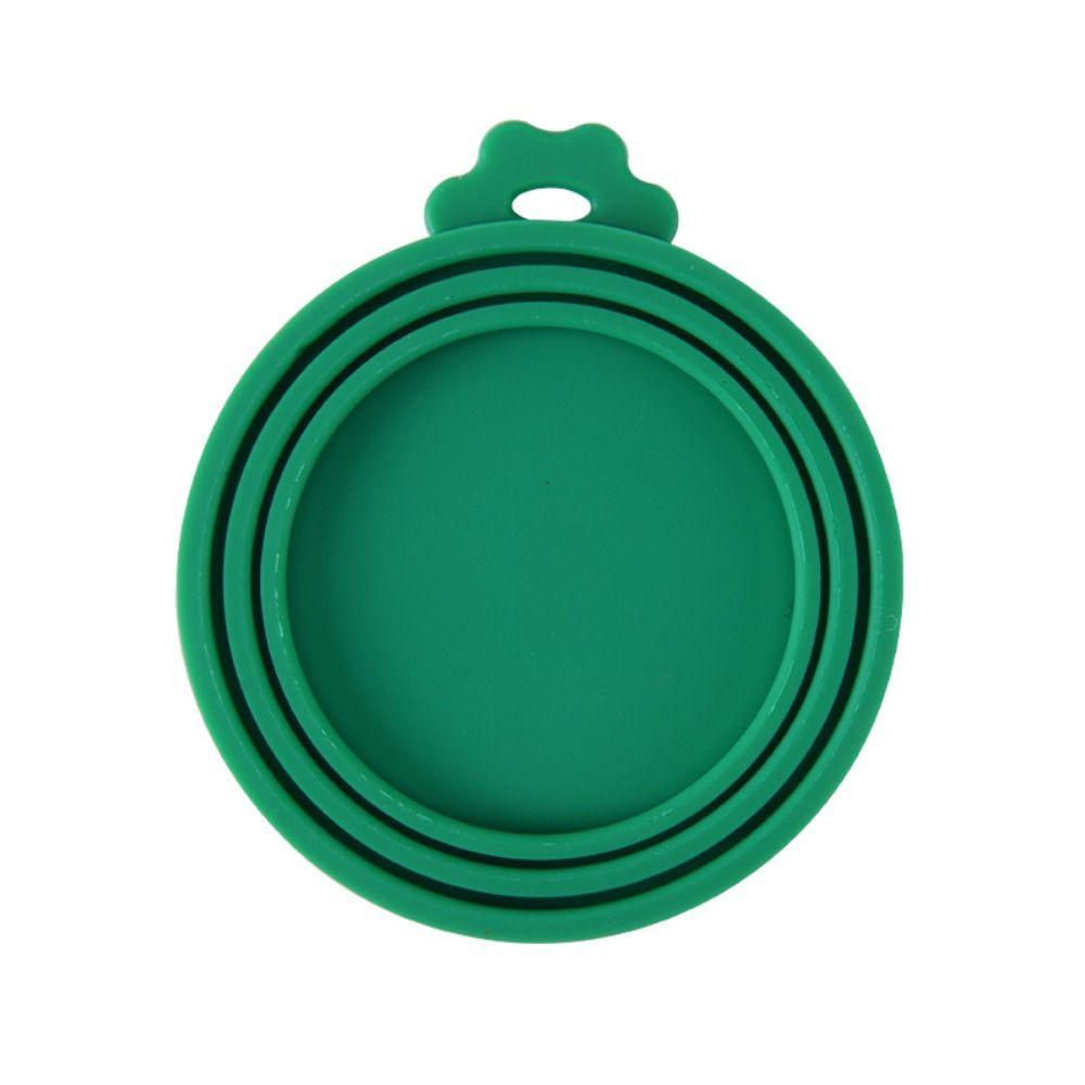 Soft Pet Food Canned Lid Cartoon 3 in 1 Cat Can Lid Dog Food Scoop Silicone Pet Can Lid Set Pet