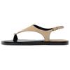 Fashionable Suede Leather Thong Sandals Women Sandals Gray-Brown 11600510131