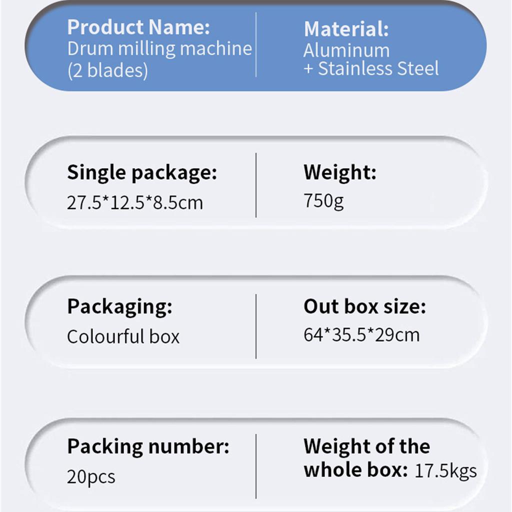 Nut Mill with Drum Multifunctional Grinding Tool Practical Nut Grinder Handy Food GradChopper Hand-Crank Shredder