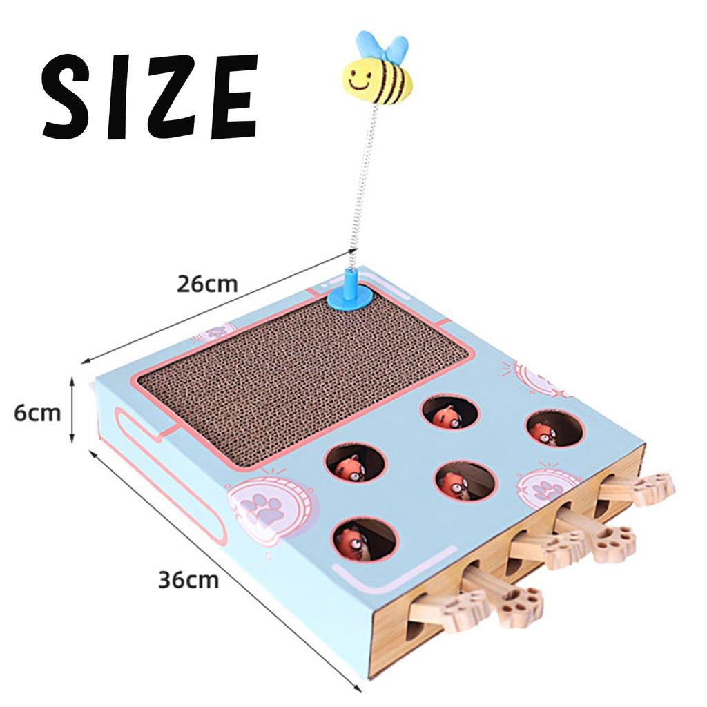 Hyack Cat Игрушка для кошек Кошачья дразнилка Кошка Кошка Крот Царапание Снятие стресса Ударь крота Ударь крота