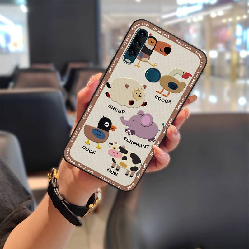 Мягкий чехол, милый чехол для телефона Alcatel 1SE 2020/5030D, мультяшный чехол, задняя крышка, ударопрочный, прочный, из ТПУ, защита от пыли