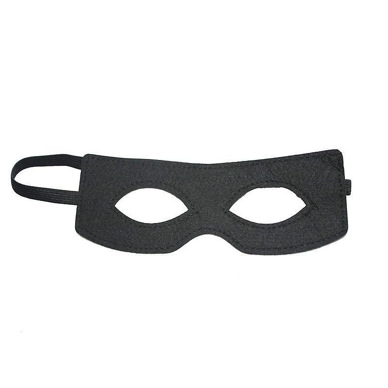 Multicolor Felt Masks Eye Masks Half Mask Cosplay Props with Elastic Ribbon for Halloween Masquerade Party