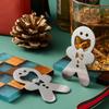 5pcs Stainless Steel Bottle Openers - Festive Gingerbread Design, Smooth Finish, Ideal for Beer, Soda, Kitchen & Holiday Decor