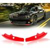 2x Разделитель губы переднего бампера Защита для Dodge Challenger Scat Pack R/T GT SRT