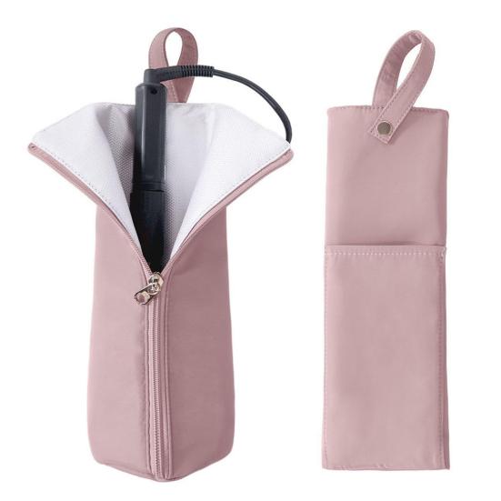 Коврик для завивки волос, застежка-молния, термостойкий, водонепроницаемый, легкий, портативный, многоцелевой, дорожная сумка, органайзер для инструментов для волос