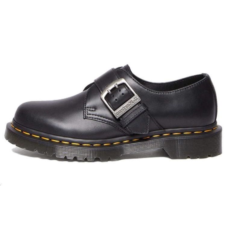 Dr. Martens 1461 Buckle Pull Up Leather Oxford Black Men Sneakers 31040001