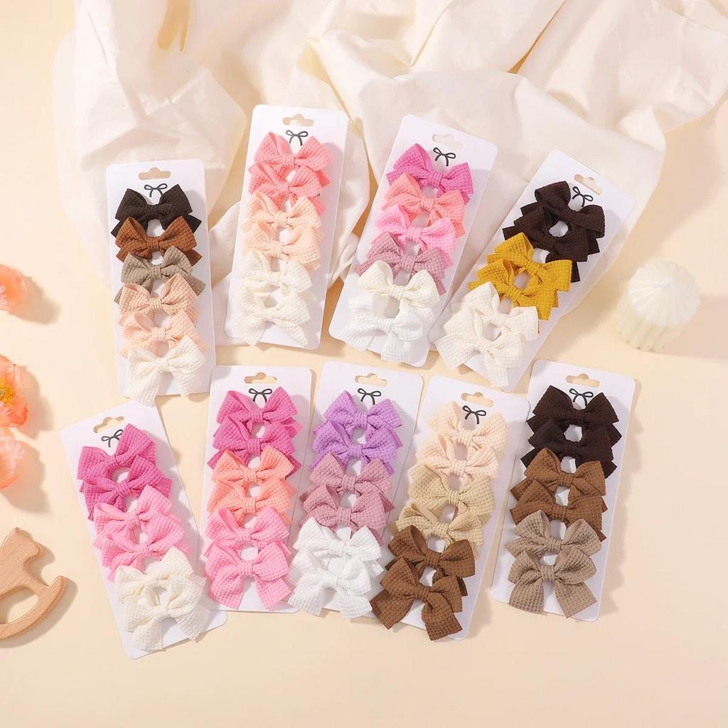 ДЕТСКИЕ БАНТИКИ 6 шт. Милая заколка для волос с кукурузным бантом для детей, девочек, милые бантики, для хвостика, челки, заколки-автоматы, заколки-бабочки, аксессуары для волос
