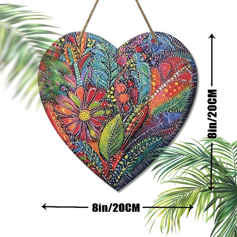 Wooden Hanging Decorative Signs, Indoor or Garden Decoration, 2D Flat Pendants, Housewarming Gifts for Friends