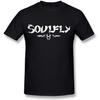 Мужская футболка Hsuail с логотипом группы Soulfly, черная, американский размер XXL