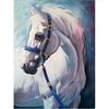 5D DIY Diamond Painting Cross Stitch Full Round Drill Horse Thinking Diamond Embroidery