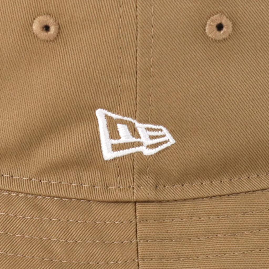 Twill Cotton KHA WHI 25J [New Era] Hat, Bucket, Khaki, M/L, BUCKET-01
