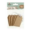 6 CORK LABELS Beige, Ivory, Cream, Ecru, Natural, Taupe