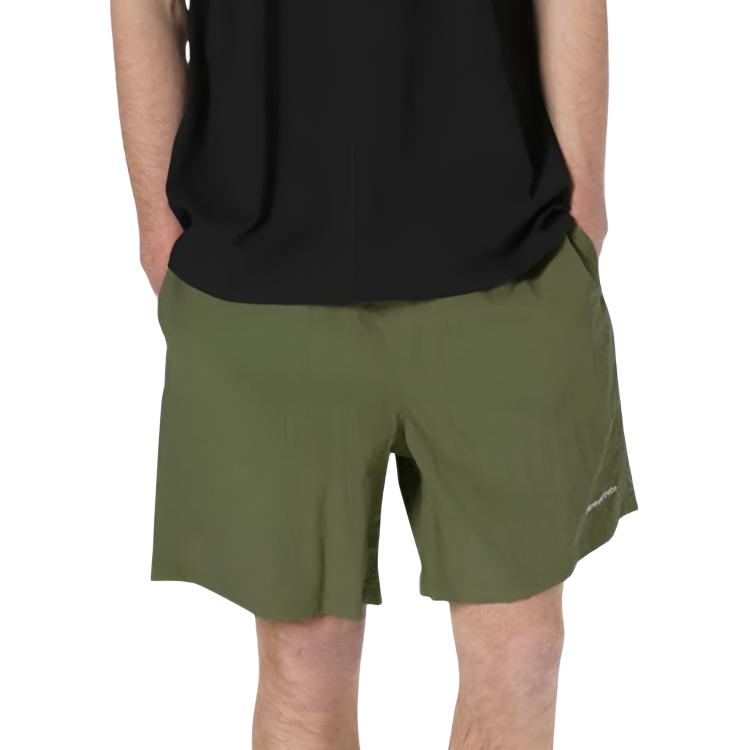 Thisisneverthat SS25 Elastic Waist Drawstring Zipper Side Logo Casual Shorts Unisex shorts TN251WSOOS06OLV