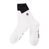 GOLDEN BEAR (WOMEN) ColorBlock Mid Socks_G6LAX25222BKX