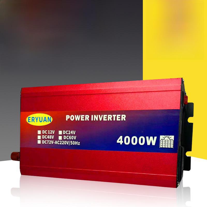 Универсальный автомобильный инвертор 12 В/24 В в 220 В, 4000 Вт/5000 Вт аккумуляторный наружный источник питания