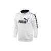 Puma Logo Hooded Sweatshirt Men Tops White 584128-02