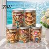 Распаковка Mystery Jar с ювелирным подарком для женщин, Случайный смешанный набор с ожерельем, ее серьгами, кольцом, браслетом, брошью, Пляжный, для семьи, друзей, Модный