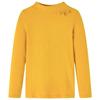Children's Long-sleeved Ribbed Knit T-shirt 4 Colors and 5 Sizes Available