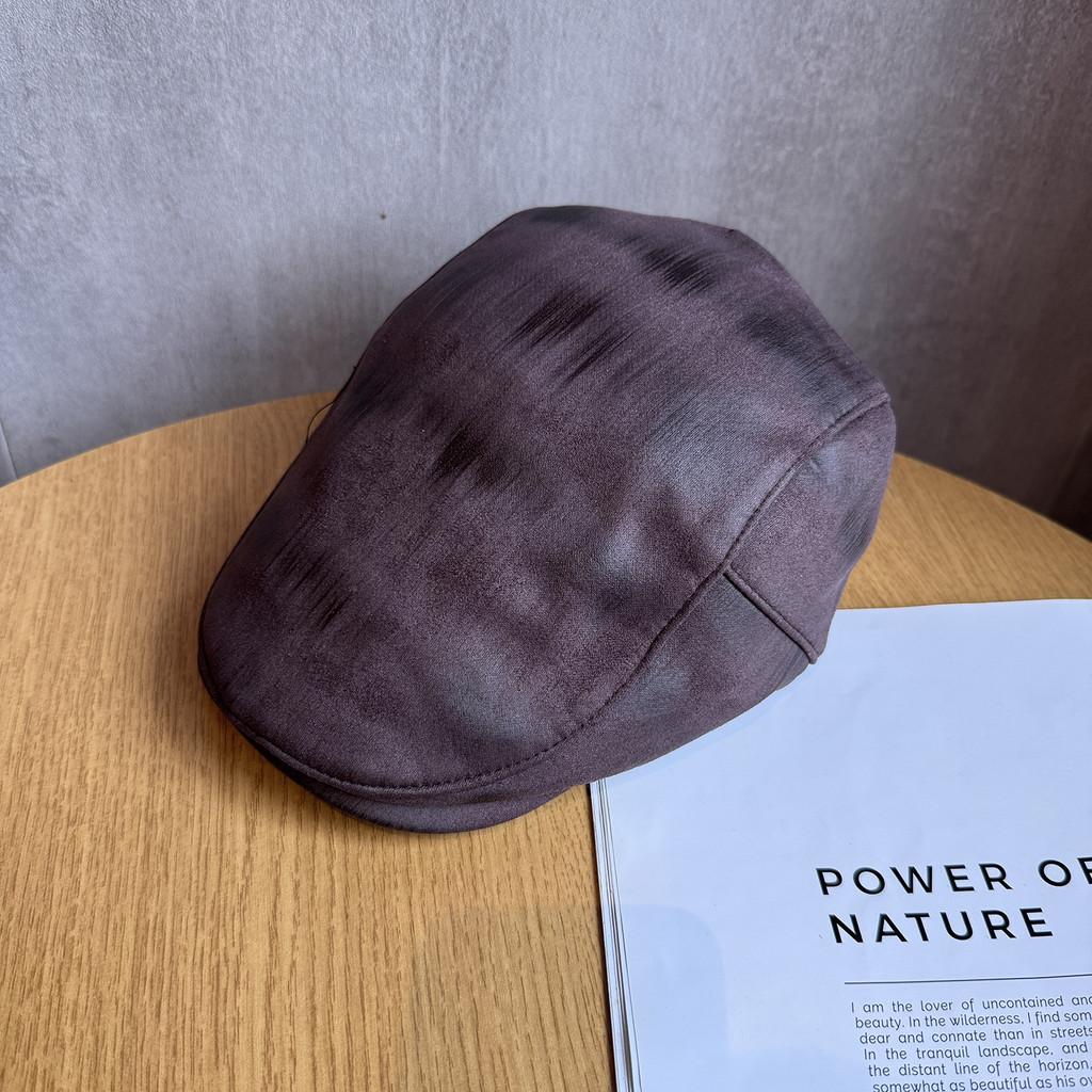 Modern Port Style Gradient Color Beret Women Warm Breathable Accessory Fashion